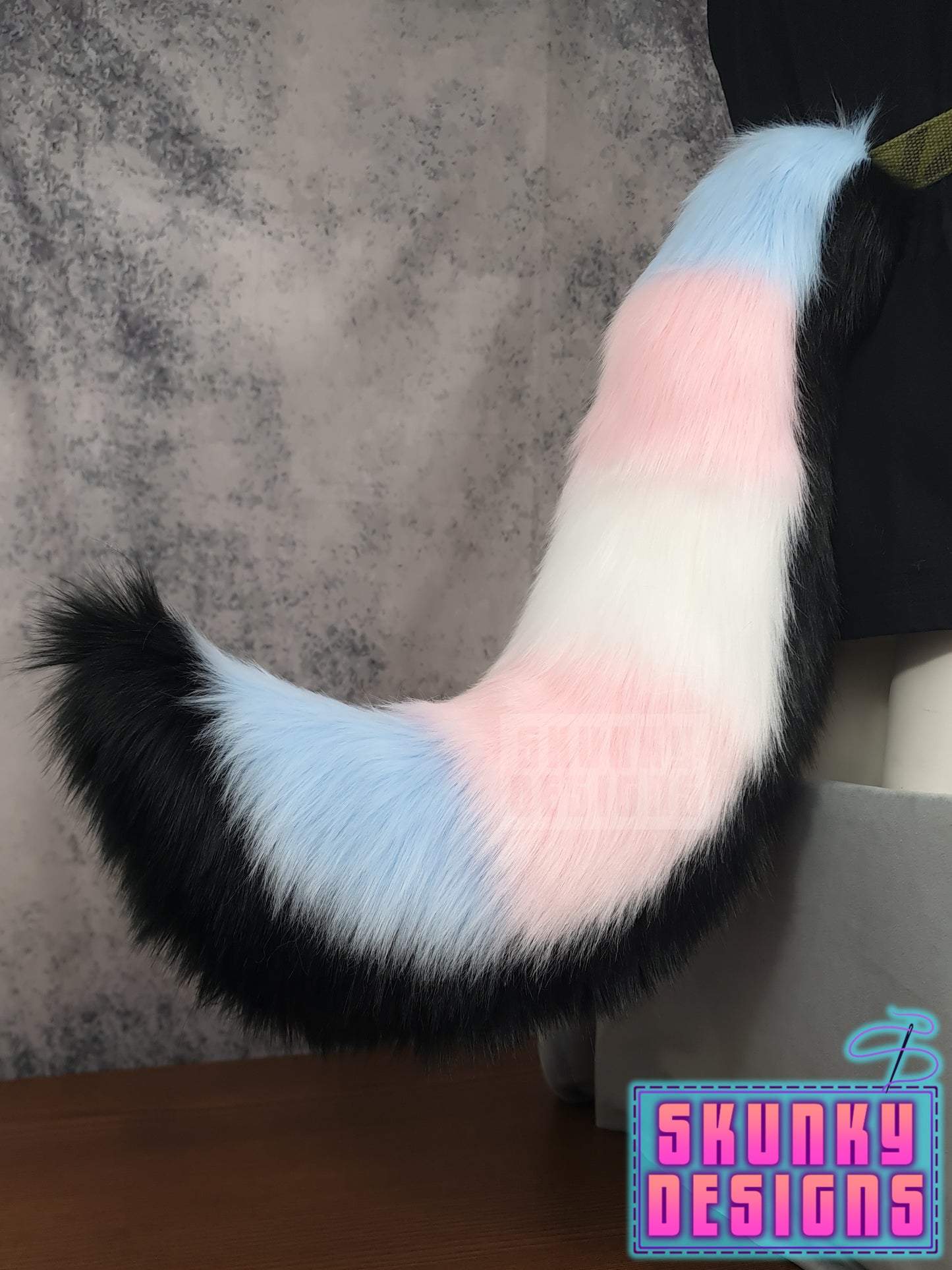 Trans Pride Flag Tail