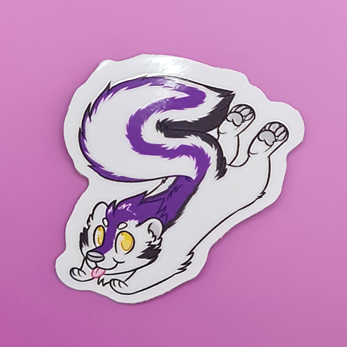 Jumping Skunk Sticker