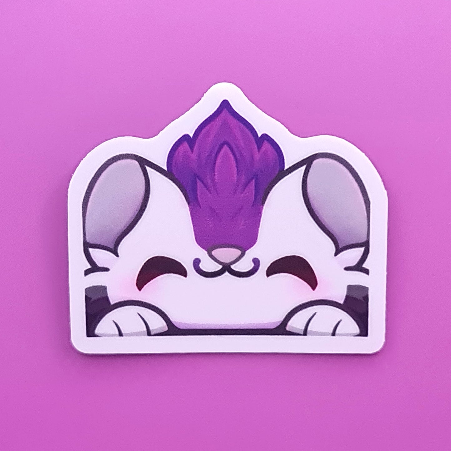 Peek Skunk Sticker