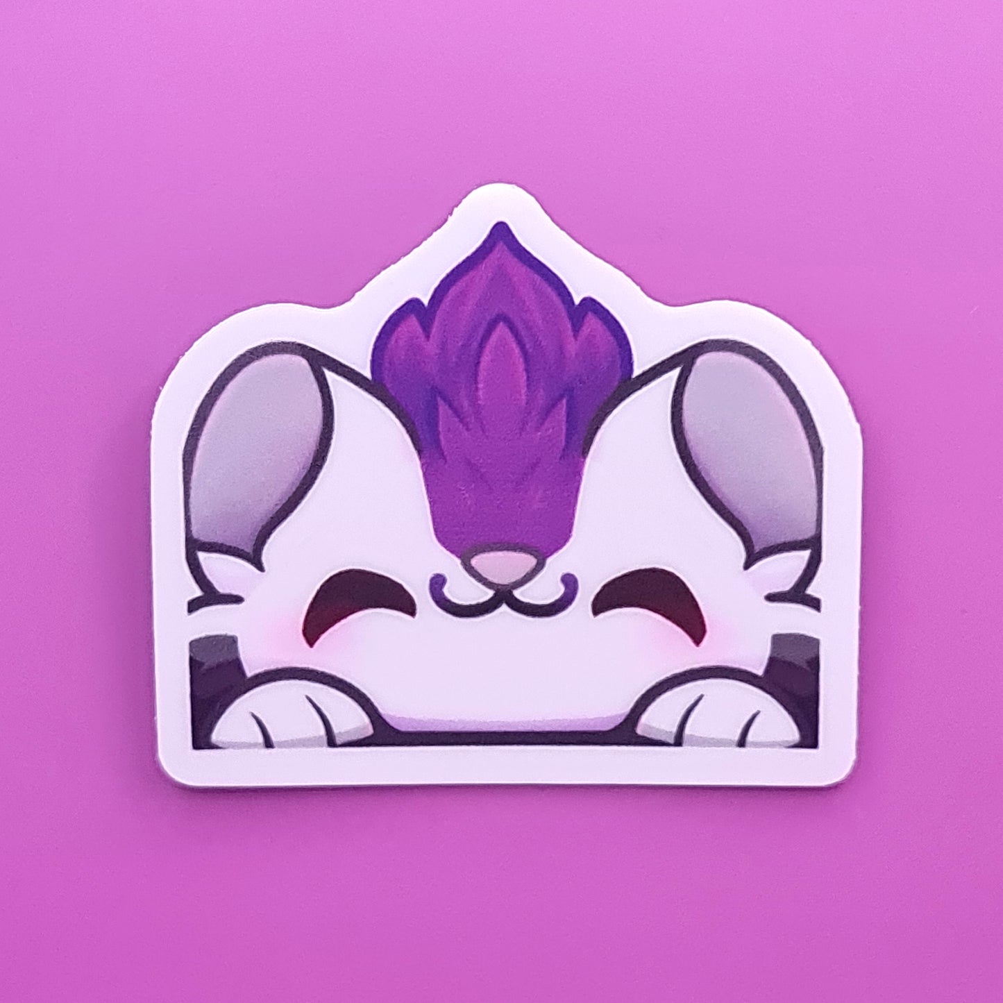 Peek Skunk Sticker