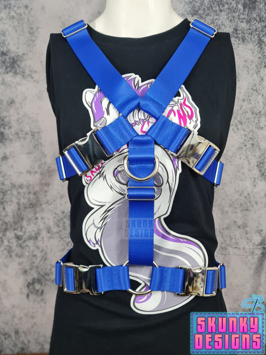 Chest Harness - Royal Blue