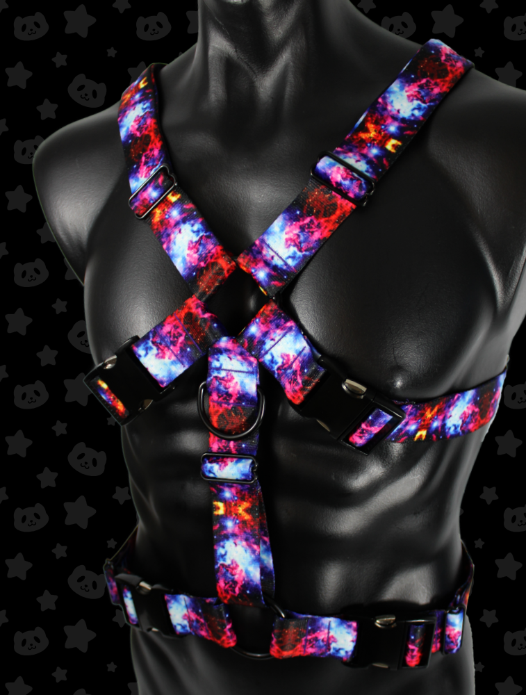 Chest Harness - Stellaris with Black Metal Hardware