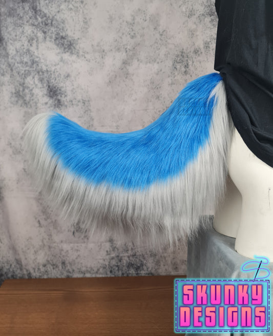 Large nub tail - dark blue and grey