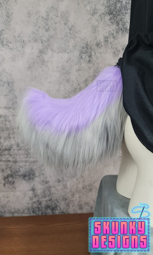 Small nub tail - purple and grey
