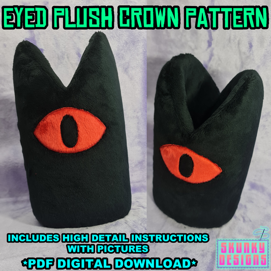 PATTERN - Eyed Crown Plush