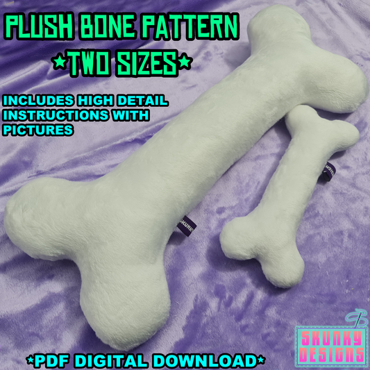 PATTERN - Bone Plush - Two sizes