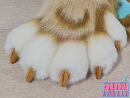 Claw Embroidery File for Fursuit Hand Paws - Digital Download