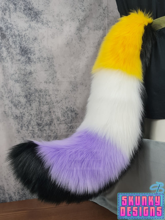 Non-Binary Pride Flag Tail