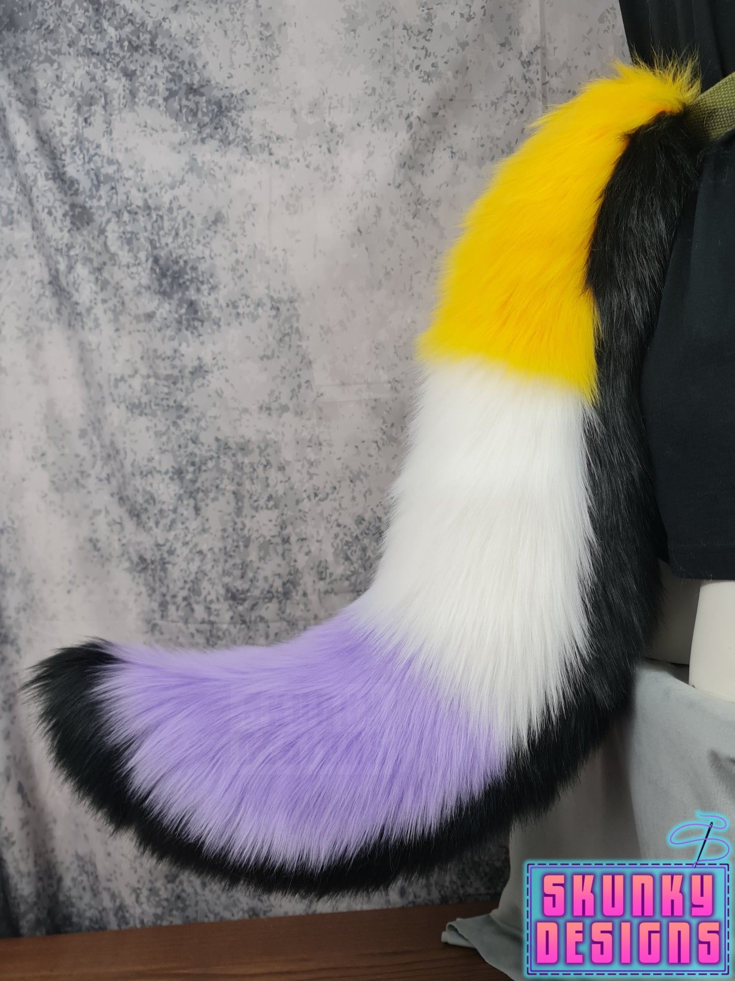 Non-Binary Pride Flag Tail