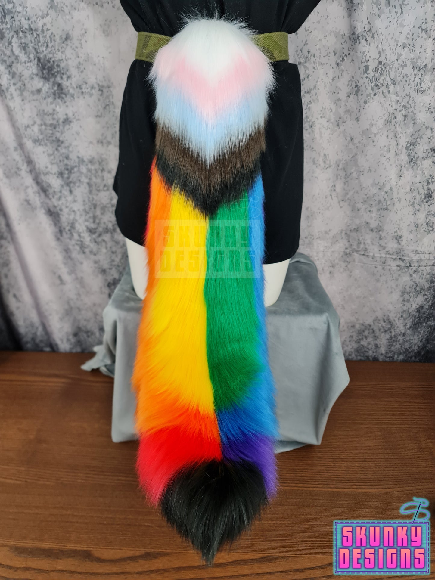 Inclusive Pride Flag Tail