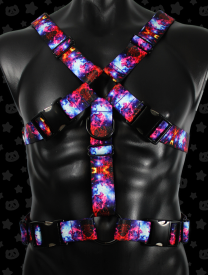 Chest Harness - Stellaris with Black Metal Hardware