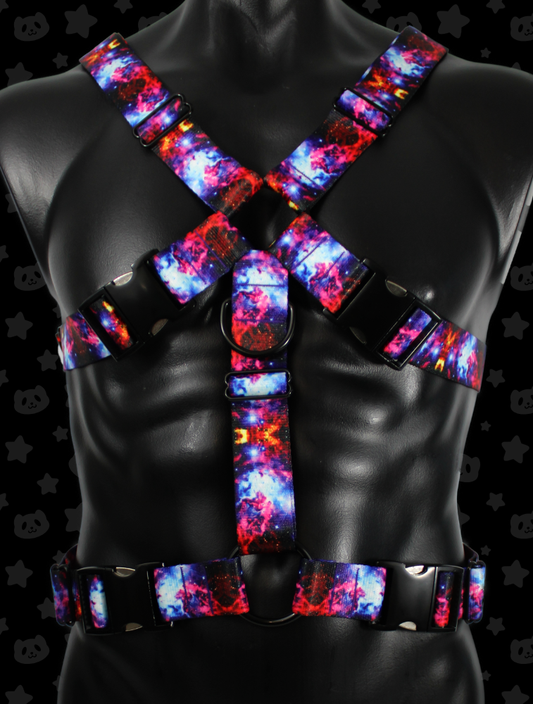 Chest Harness - Stellaris with Black Metal Hardware