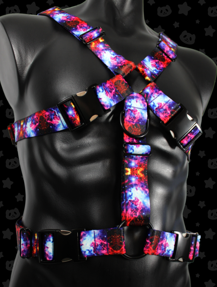 Chest Harness - Stellaris with Black Metal Hardware