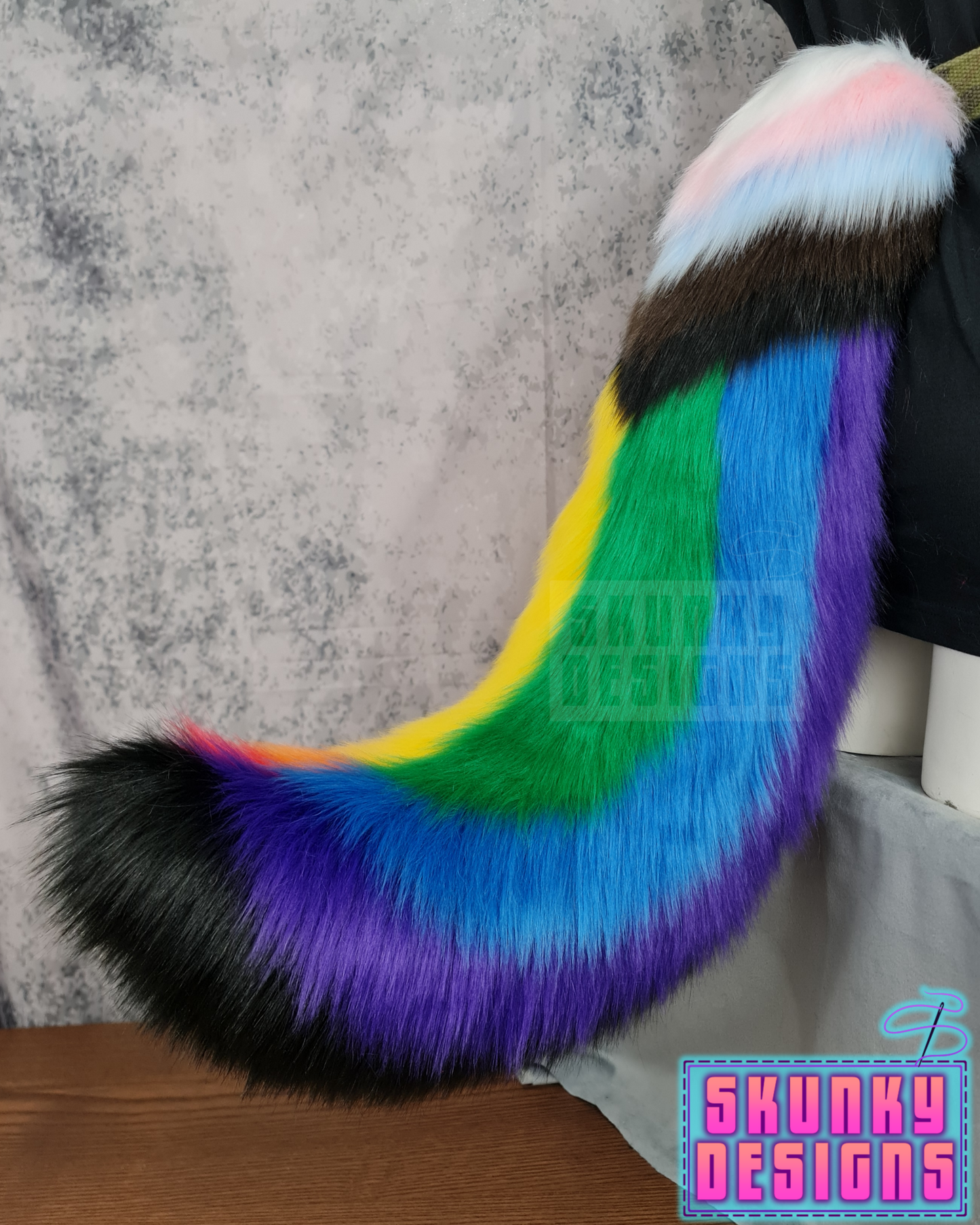 Inclusive Pride Flag Tail