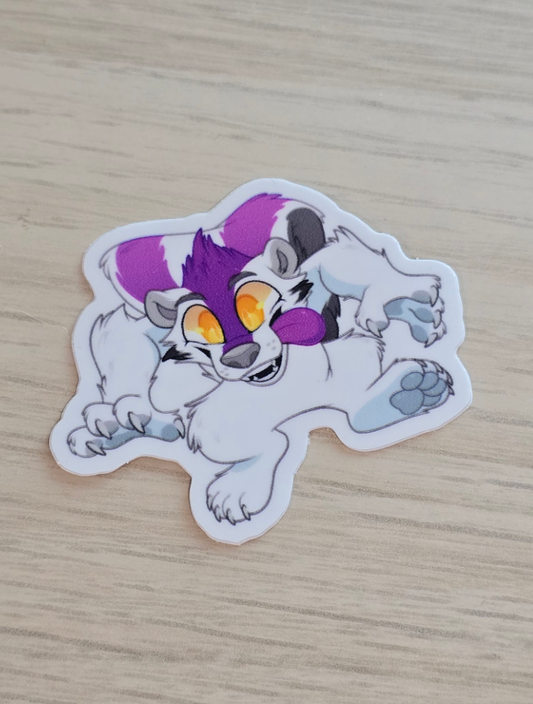 Jumping Skunk Sticker