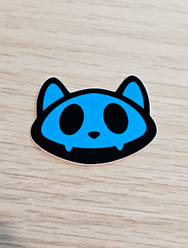 Skull Cat Stickers