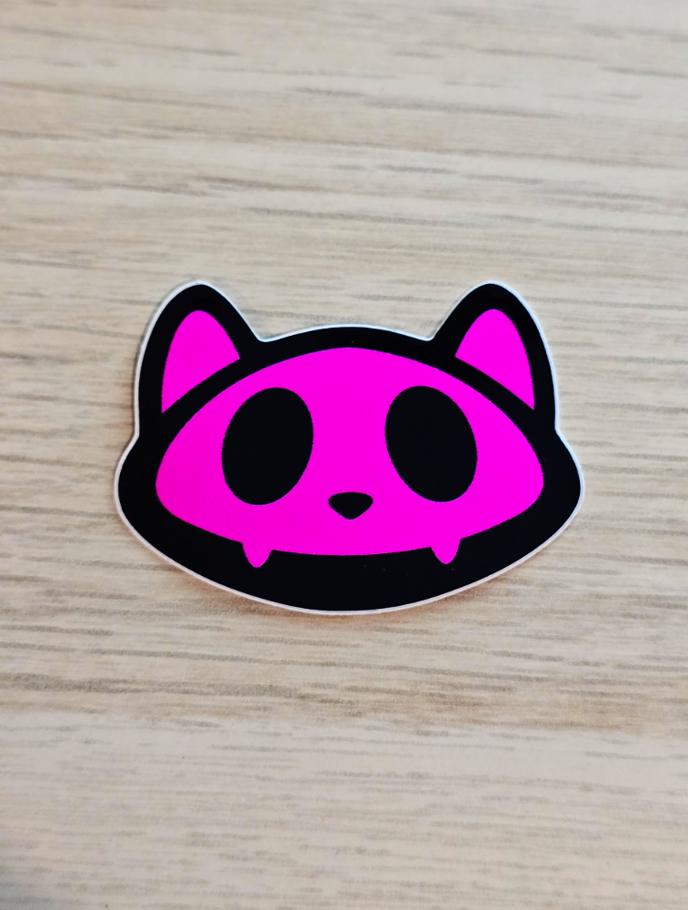 Skull Cat Stickers