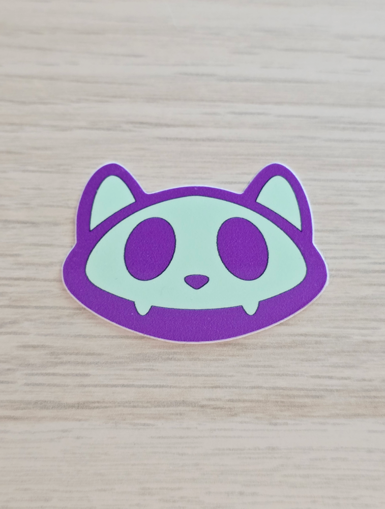 Skull Cat Stickers