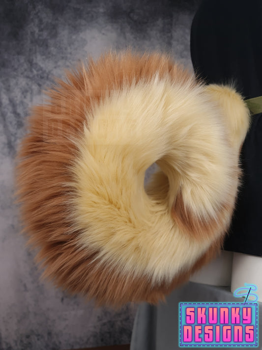 Caramel and vanilla husky tail