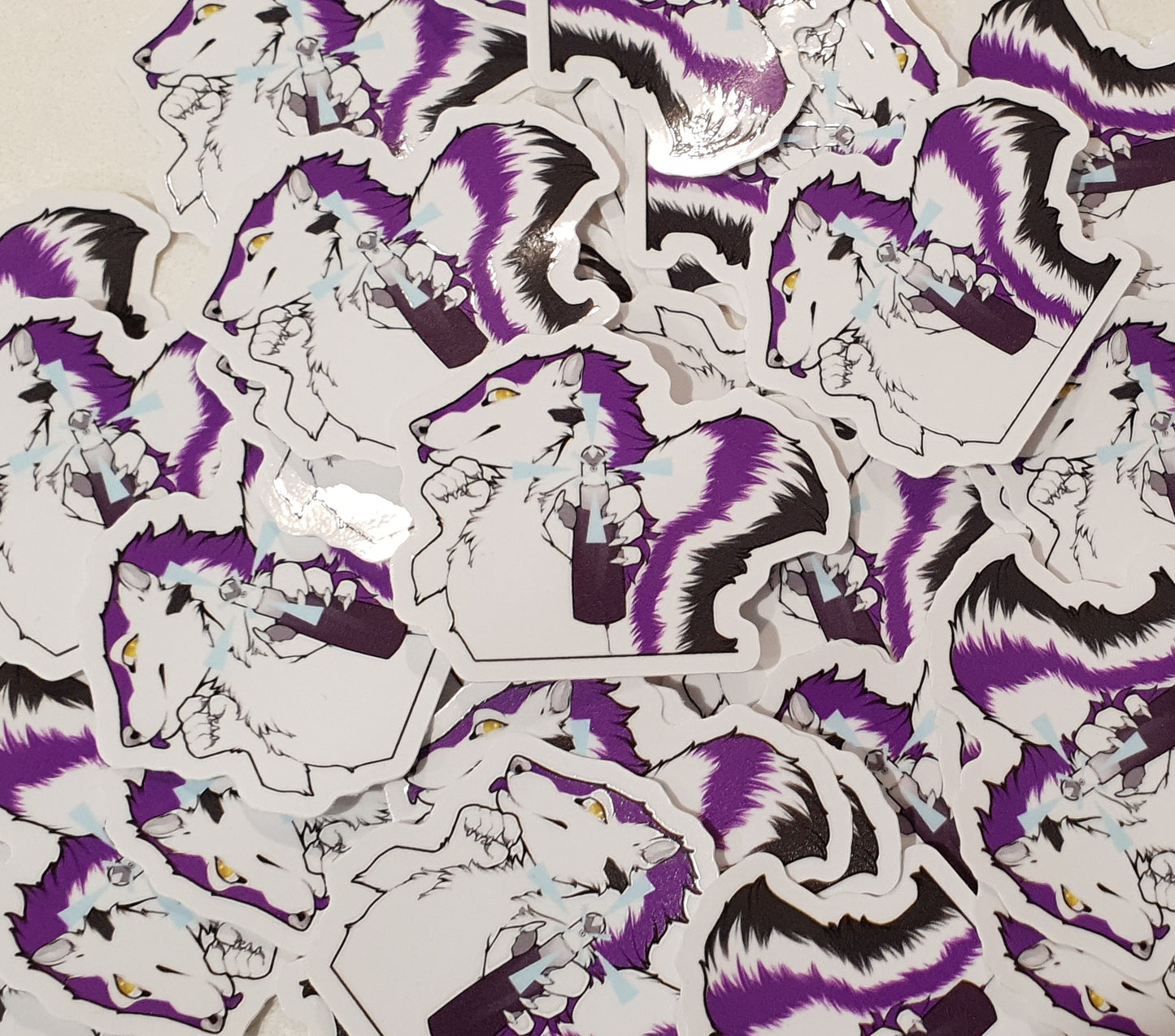 Skunk Spray Logo Sticker